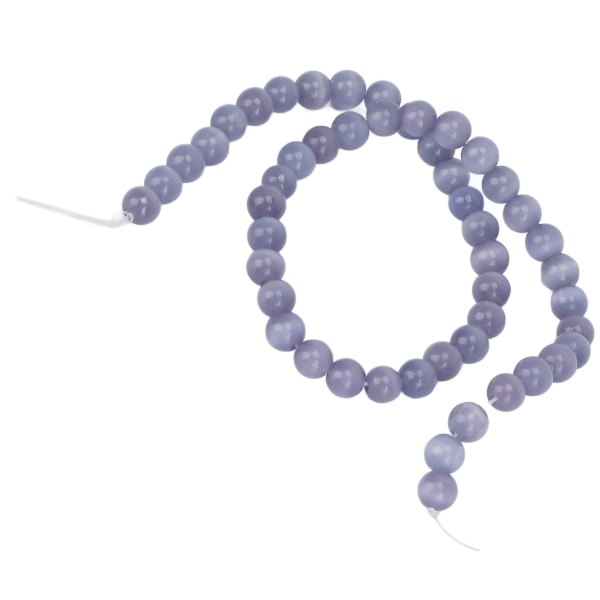 Naturstein Spacer Beads DIY Steinperler Tilbehør til Halskjede Armbånd Smykker CraftLight Purple