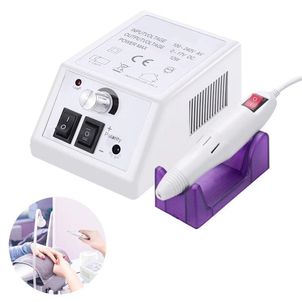 Elektrisk nagelfil, nagelborrmaskin, nagelfilsset