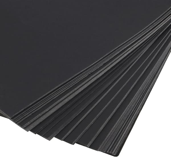 100 ark A4 230gsm sort karton, 21*29,7 cm tykt kunstpapir til scrapbooking