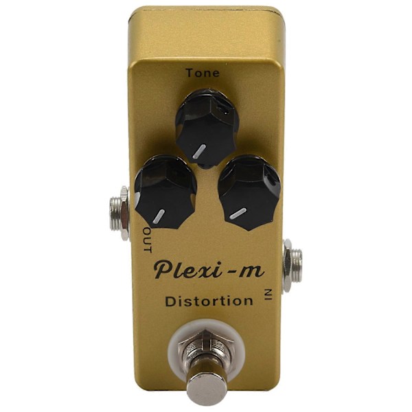 -m Elektrisk Gitarr Distortion Effekt Pedal Gitarrdelar Full Metallskal True Bypass.pa
