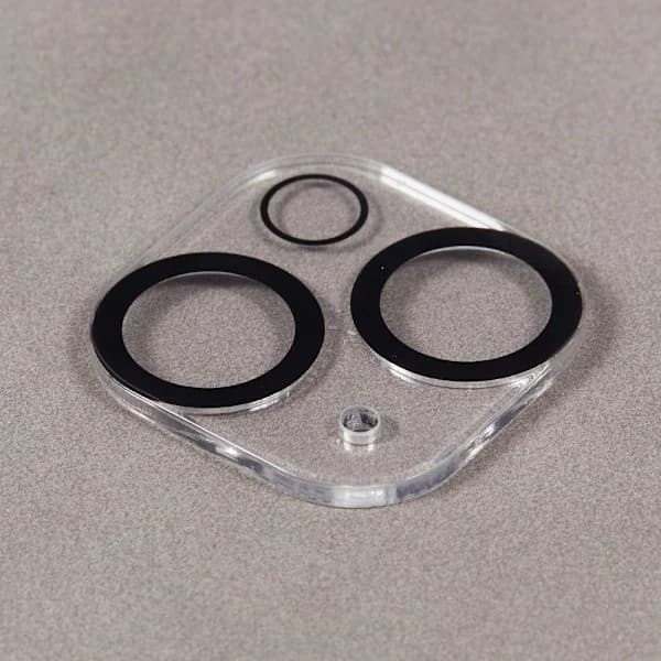 iPhone 15 / 15 Plus Linssisuoja 3D Karkaistu Lasi Läpinäkyvä
