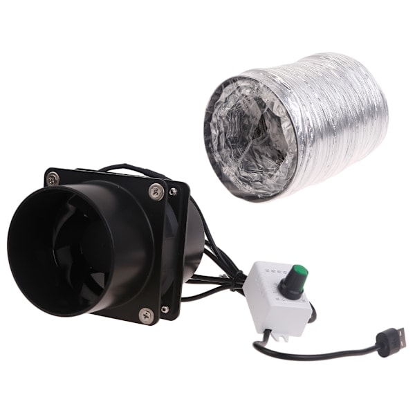 USB-justerbar hastigheds lodderøgsuger ESD-røgsuger blæser rørkanal udstødningsventilator med 1/3/6M rørventilationsblæser