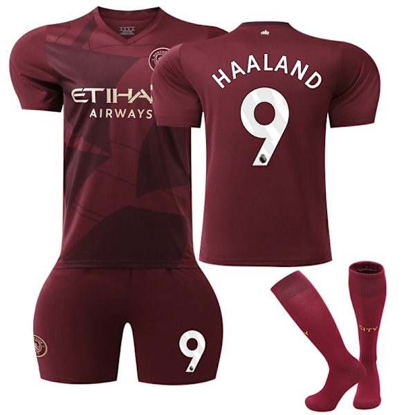 23-24 Manchester Cityn vieraspaita lapsille nro 17 De Bruyne 22
