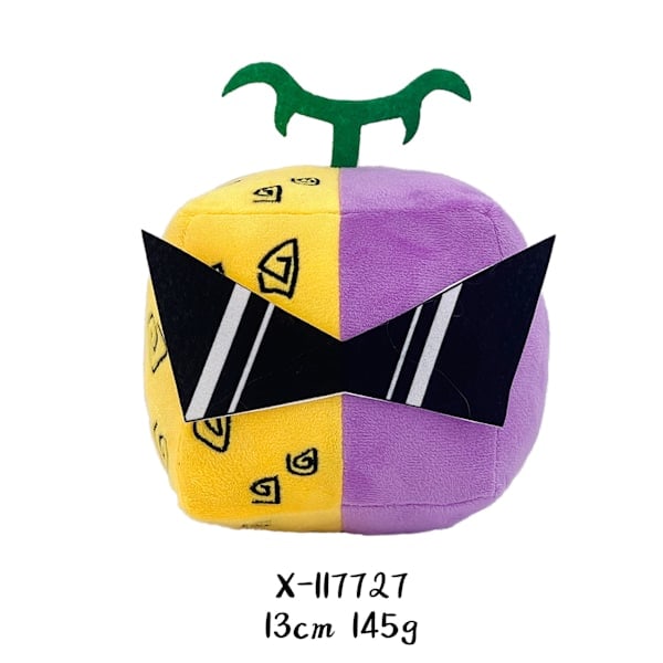 Blox Fruits Djävul Frukt Fruktlåda Leopardmönstrad Docka Plyschleksak Barnens Födelsedagspresent Semestergåva Pentagram Pentagram