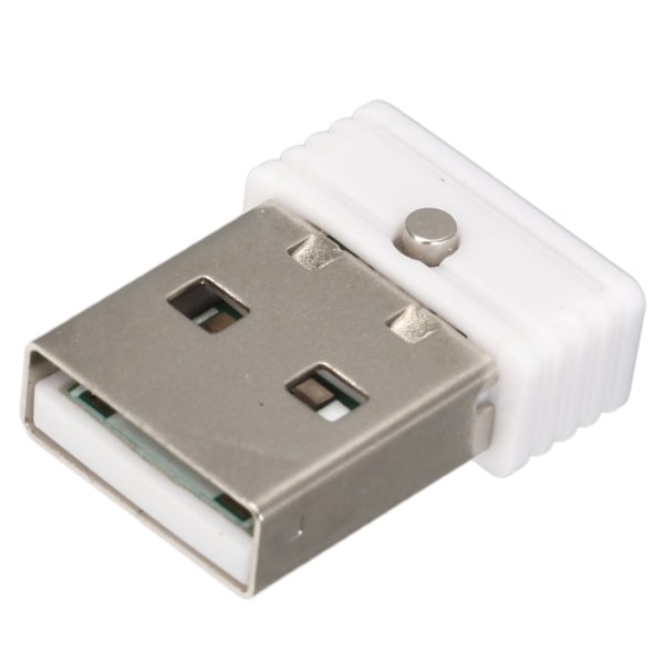 Mouse Jiggler Keep Screen Active Plug and Play USB Power Stark ABS Mouse Mover för datormötesspel Vit