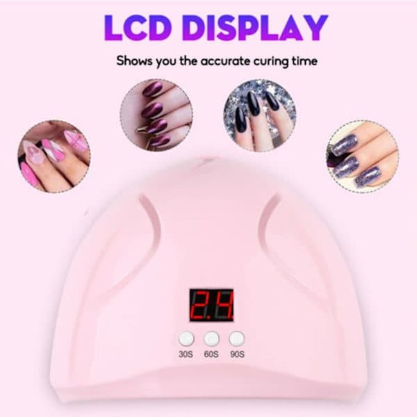 Nageltork UV LED Nagellampa GUL gul