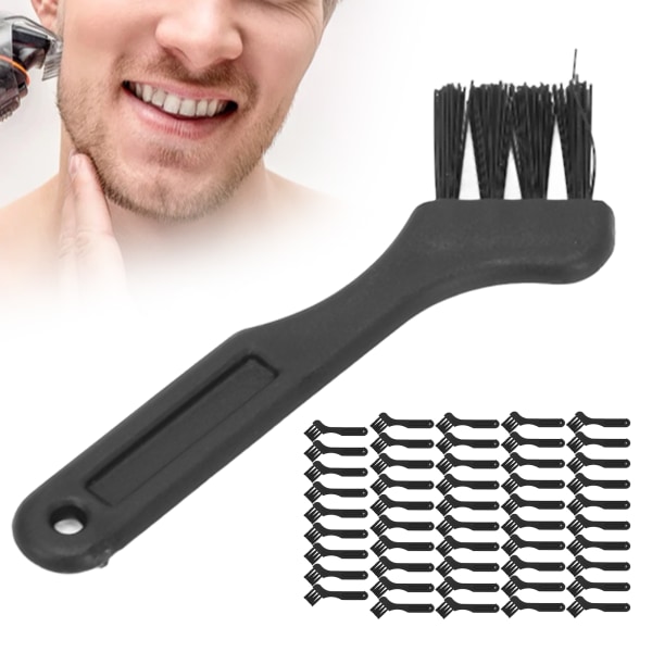 50 stk Elektrisk barberbørste Lille rengøringsbørste til tastatur til barbermaskine til hjemmet