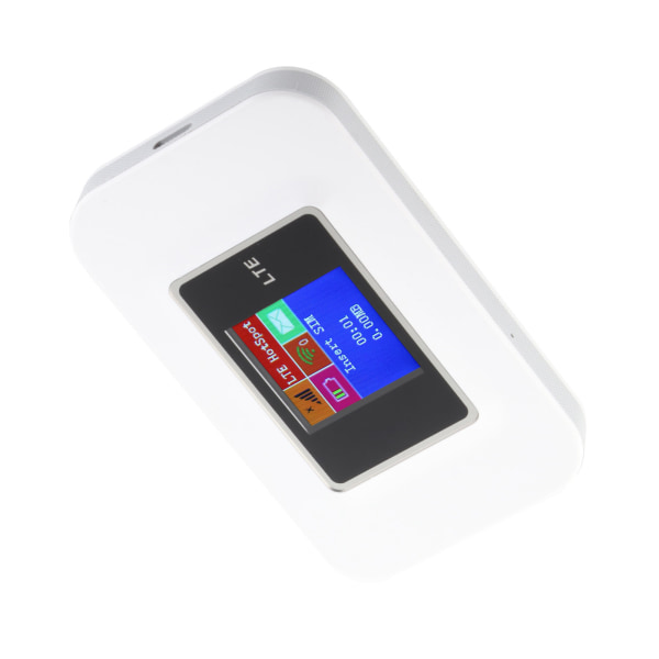4G LTE MIFI Mobile WiFi Hotspot värinäytön jakamisella 10 käyttäjän kannettava reititin SIM-korttipaikalla Eurooppaan Aasiaan
