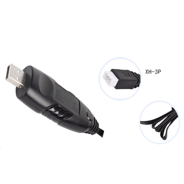 Högkvalitativ universell 7,4V laddare 2000mA/1000mA/500mA XH-3P 2S Li-ion elektrisk 1000mA