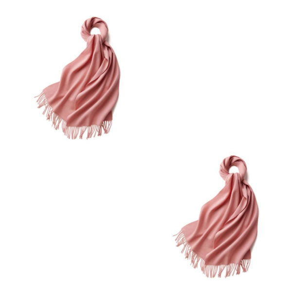 1/2/3 unisex-huivit fransuilla Lämmin ja mukava putkihuivi vaaleanpunaiselle pink 2Set