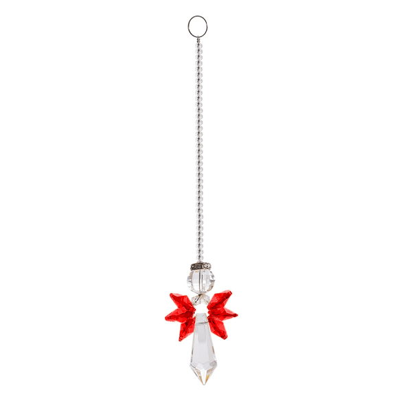 Glas kristall regnbåge ängel prydnad hängande hänge present, förpackning style1