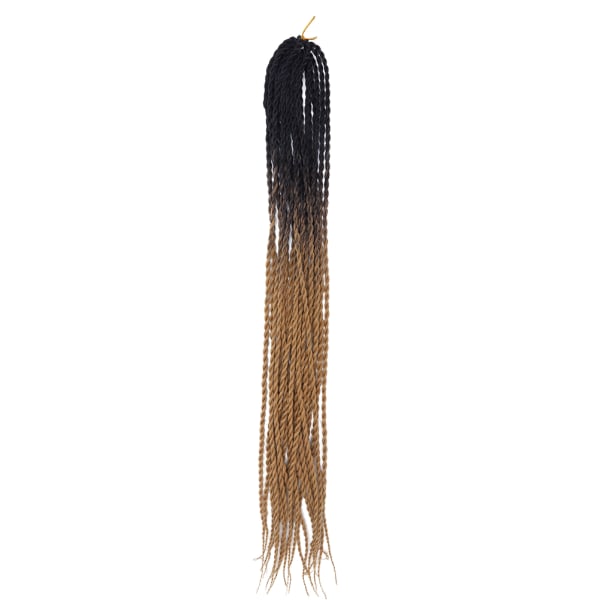 24 tommers kjemiske fiberfletter Punk Gradient Dirty Braid Weaving Braid Hair Extension 7#