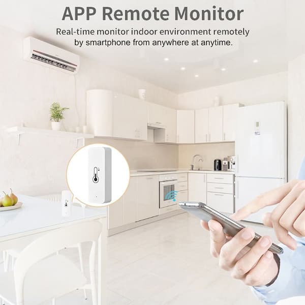WiFi Temperatur- og Luftfugtighedssensor Termometer