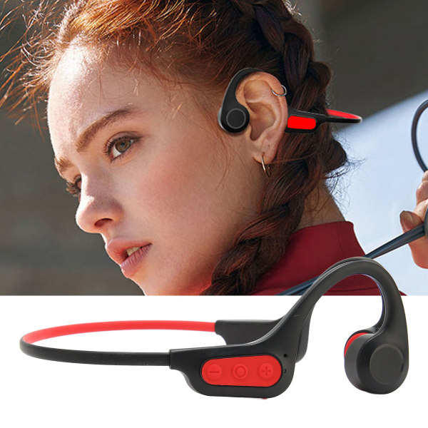 Benledning Bluetooth headset Brusreducering Uppladdningsbart IP56 vattentätt stereo trådlöst sportheadset