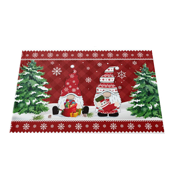 1/2 Blød og Behagelig Merry Christmas Gnome Dør måtte til Julegave Christmas present 2Set