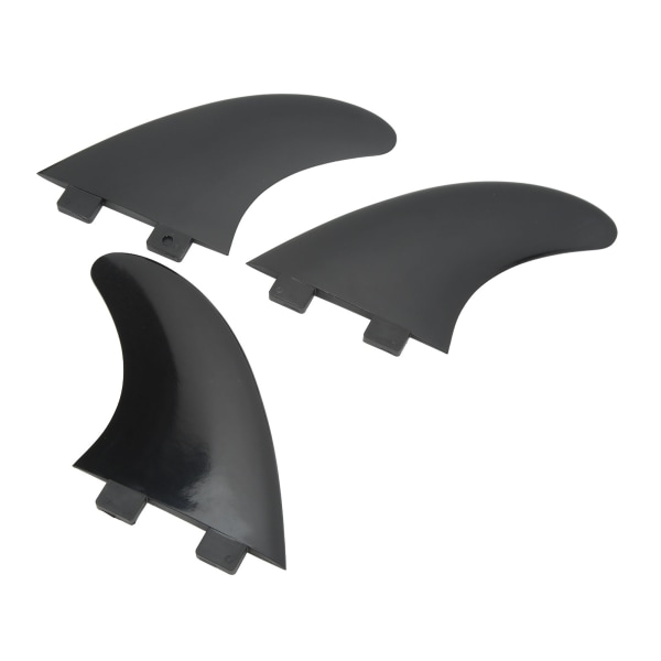3 stk Surfbrætfinner PVC Quick Release Erstatning Tri Fin Sæt til Longboard Surfboard Paddleboard