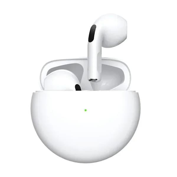 Pro 6 Trådløse Hovedtelefoner, Pro6, Bluetooth 5.3, Hvid, NY