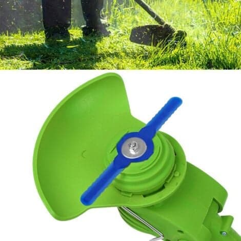 Sett med 24 røde gresstrimmerkniver - Kantklipper i plast - Hageverktøy - Erstatningsblad for trådløs gresstrimmer--.pa