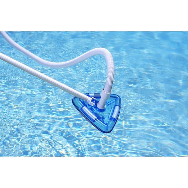 Förbättrat poolmunstycke, rengöringstillbehör för pool, transparent triangulärt sugmunstycke