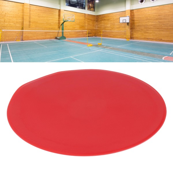 10 stk Sports Gulv Spots Marker Flat Disc Marker Lys farge Flat Field Floor Spots for Tennis Fotball Trening Rød
