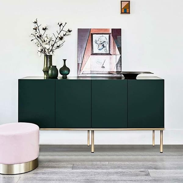 4 st justerbara möbelben 25 cm modern soffbensfot guld säng