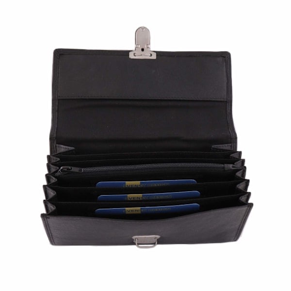 Lommebok i kalveskinn Taxi Svart Black one size
