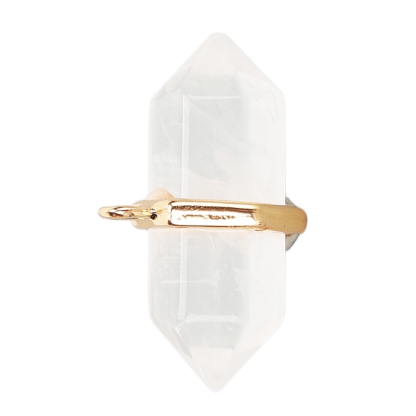 Naturstein anheng Healing DIY hvite krystaller anheng for anheng halskjede smykker