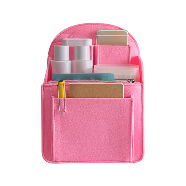 Premium Filt Rygsæksorganizer til Organisation Pink Pink L