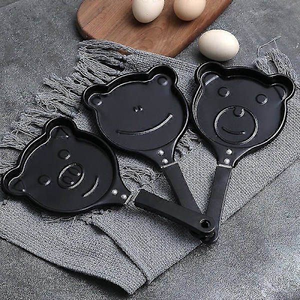 Mini Æg-Frokostpande Multi-Stilarter Non-Stick Pande Pannkager Crepe Pan Former Til Hjemmekøkken Flower