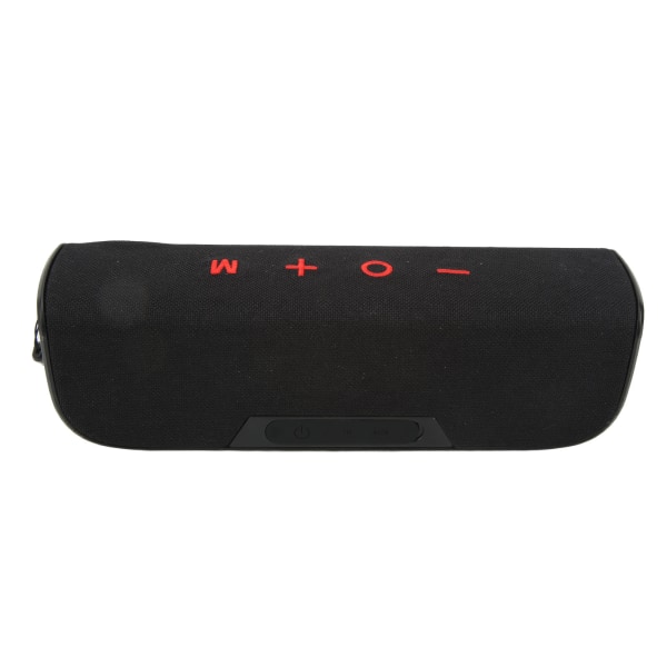 Langaton kaiutin 10 W IPX5 vedenpitävä FM AUX 3000 mAh sisäänrakennettu mikrofoni kannettava kaiutin ulkoretkeilykotiin Musta punainen