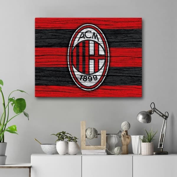 Lerret / Bilde - AC Milan - 40x30 cm - Canvas—pa