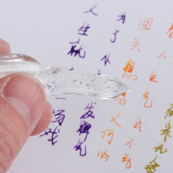 2st Dip Pen Glas Drip Fountain Pennor