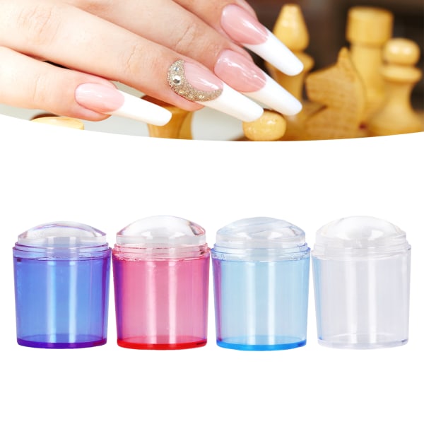 Nail Art Stamper Clear Silikon Stamping Jelly for for DIY Nail Edges Prints mønstre