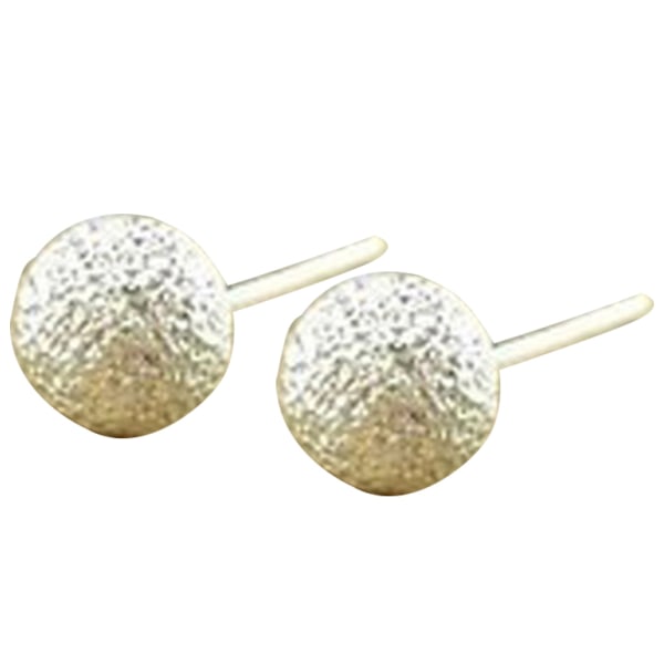 Tyylikäs yksinkertainen pallon muotoinen korvakoru korvakorut naisille korulahja (S)