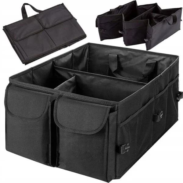 Bagagebox / Vikbar Organizer för Bil - Förvaring Svart