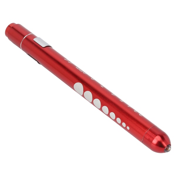 Keltainen kynävalomittari LED-alumiiniseoksesta kannettava lääketieteellisen tarkastuksen kynälamppu sairaanhoitajille Doctor Red