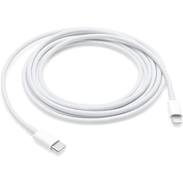2 m USB-C - Lightning-kaapeli Apple iPhone & iPad -laitteille valkoinen