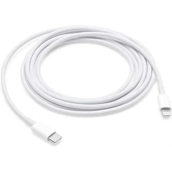 2 m USB-C til Lightning-kabel for Apple iPhone & iPad hvit