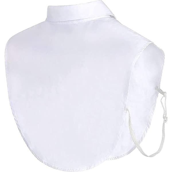 2-Pack - Irrotettava Kaulus – Musta & Valkoinen – (S/L)