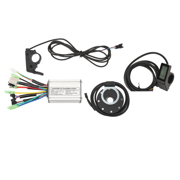 Electric Bike Conversion Kit Professional KT 15A Controller LCD4 Panel TT009 Tommelfingergassæt til 36V 48V 250W motor