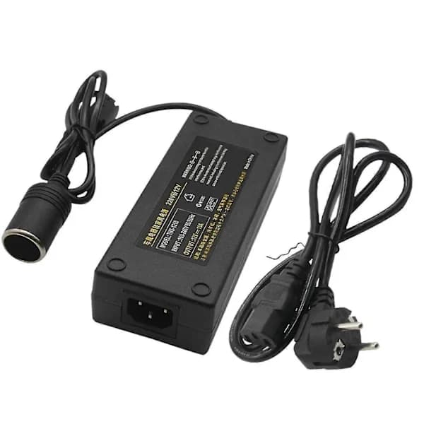 12V 160W Bilstrømomformer med doble USB-porter