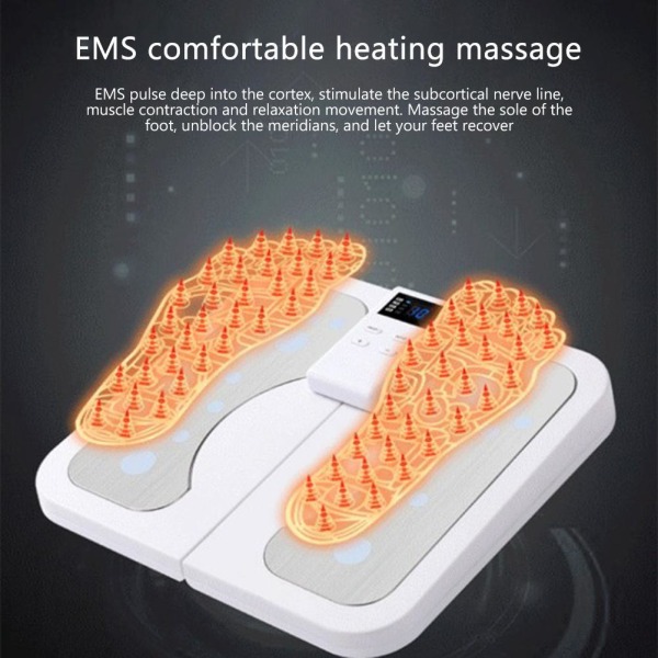 Elektrisk fotmassager EMS Elektrisk fot- och benmassagerare Muscle Massager