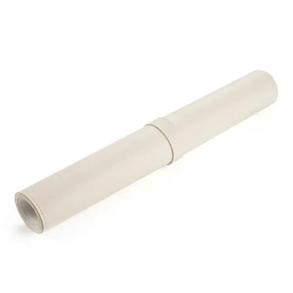 Skrivbordsunderlägg 80x40cm PU Läder Beige