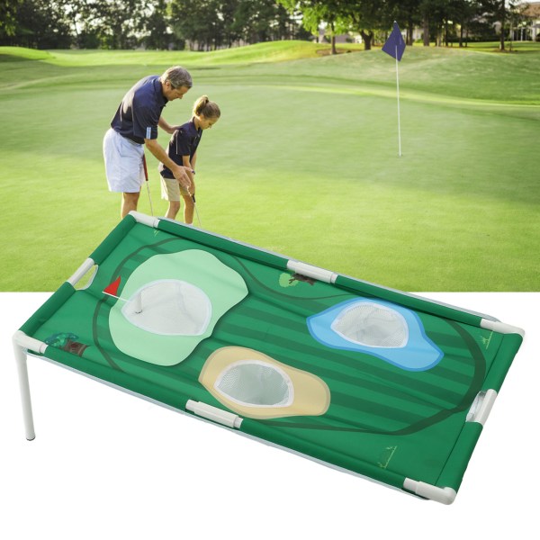 Golf Cornhole Boards Set Bærbar gyngeklub Øvelsesmål Strike Cage Golf Cornhole spil til børn Gave indendørs