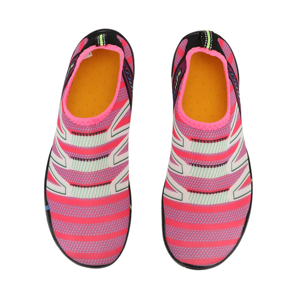 Dykarskor för kvinnor Lättviktsventilerande utomhussnorkelskor Snabbtorkande rosa skor för strandströmsspårning Vandring 38