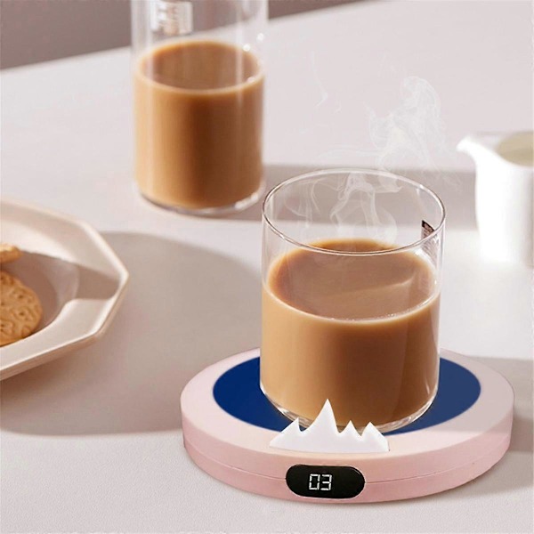 Smarte Kaffekrus Varmere 10W Hurtig Opvarmning med 3-Trins Temperaturkontrol Bærbar Kopvarmer 8H A.pa