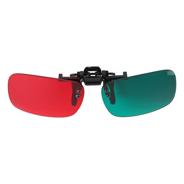 Röd Grön Clip On Glasögon Glasögon Vänster Grön Höger Röd Amblyopia Korrigerande Glasögon