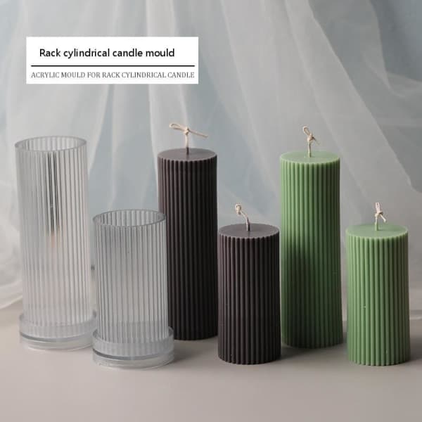 Lysformer Lys Stearinlys DIY Støbningsforme i Silikonform