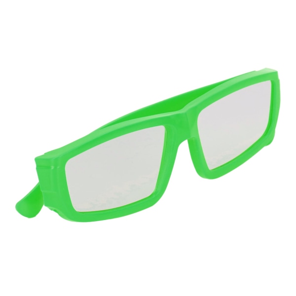 5 stk Solformørkelsesbriller Professionelle sikre plastik direkte solbriller til teenagere Voksengrønne