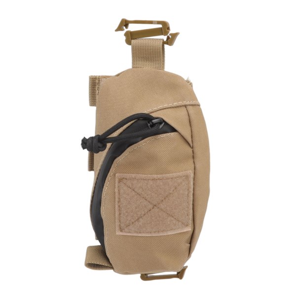 Udendørs rygsæk skulderrem Pouch Clip On Pouch Rygsæk attachment taske til vandrere Khaki